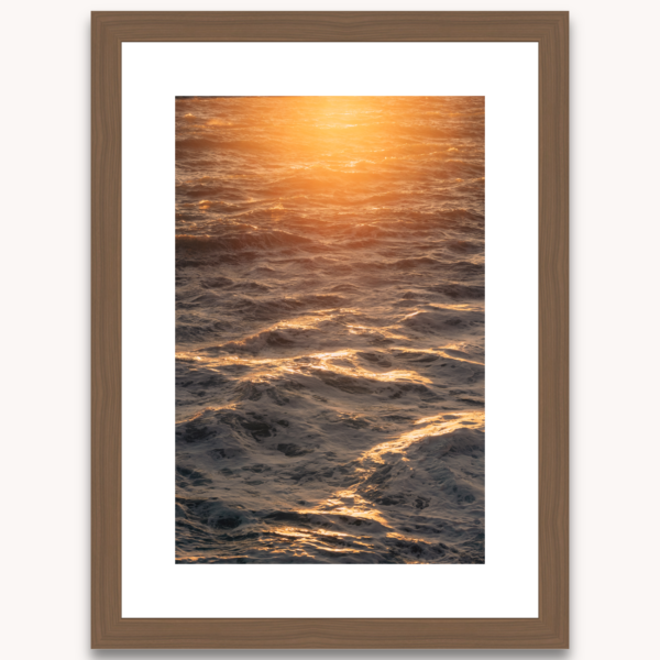 Photography titled "Amphitrite I" in a natural wooden frame, by photographer Ylenia Cuéllar