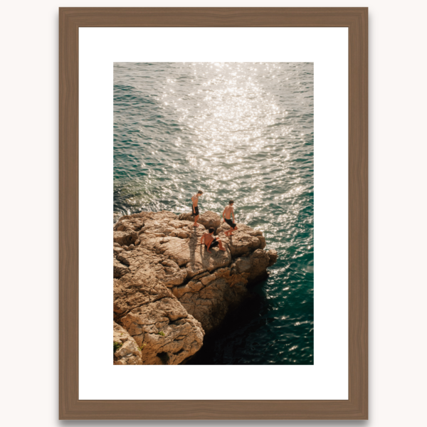Photography titled "Boyhood" in a natural wooden wooden frame, by photographer Ylenia Cuéllar